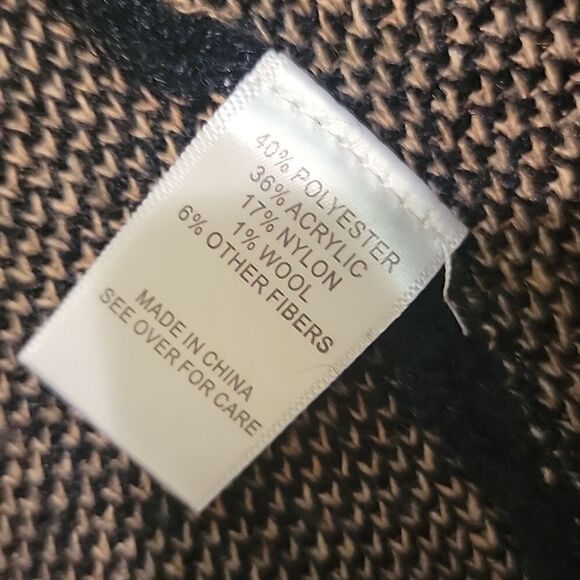 Fortune & Ivy long black cardigan sz med - Picture 7 of 9